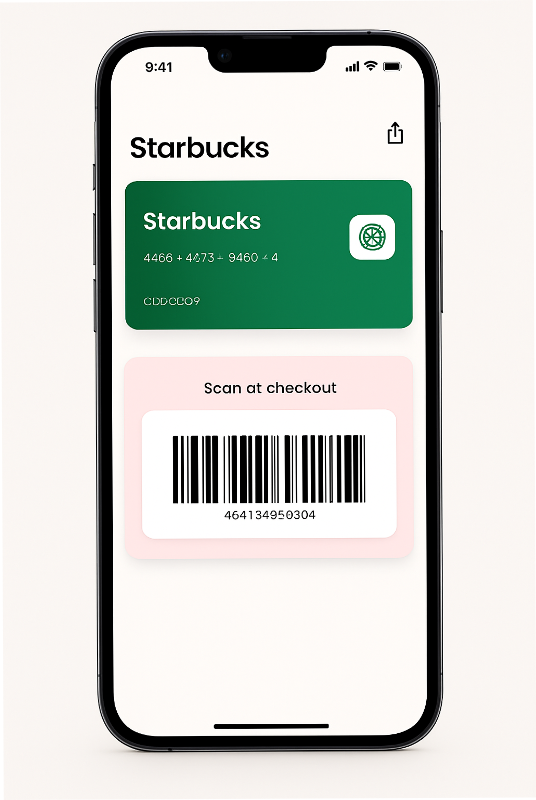 Scan your card
